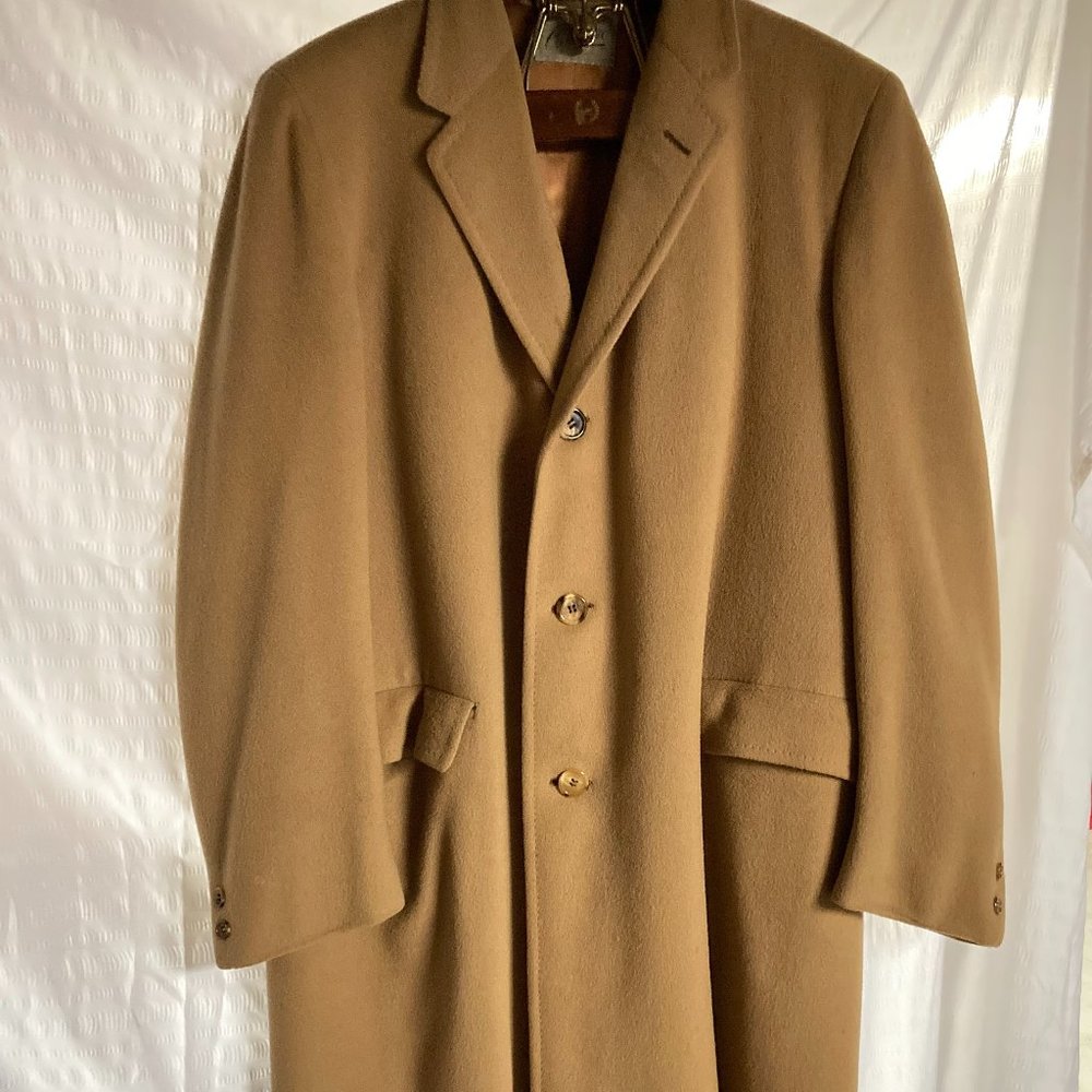 Mens vintage 100 % cashmere overcoat